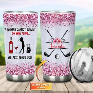 Golfgirl - Custom 3D Tumbler - Hdmt