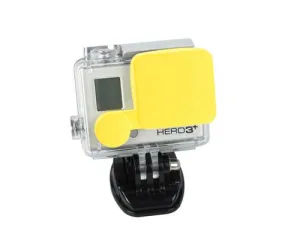 GoPro Lens Protective Silicone Cap for Hero 3  Camera Housing - Yellow