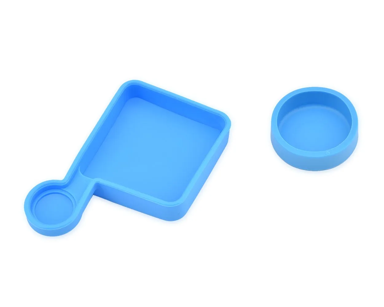 GoPro Protective Silicone Housing Lens Cap for Hero 3 /4 Camera-Blue