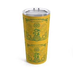 Green Dragon Mahjong Tumbler 20oz