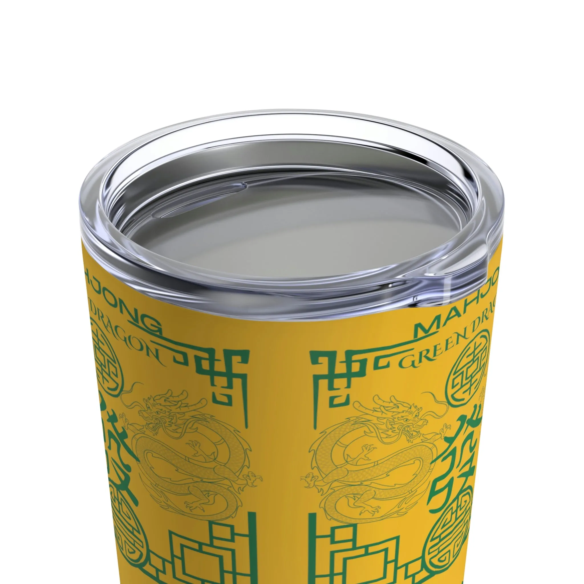 Green Dragon Mahjong Tumbler 20oz
