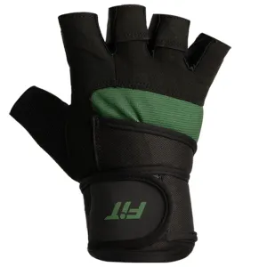 Guantes Cortos Jungle Negro Verde