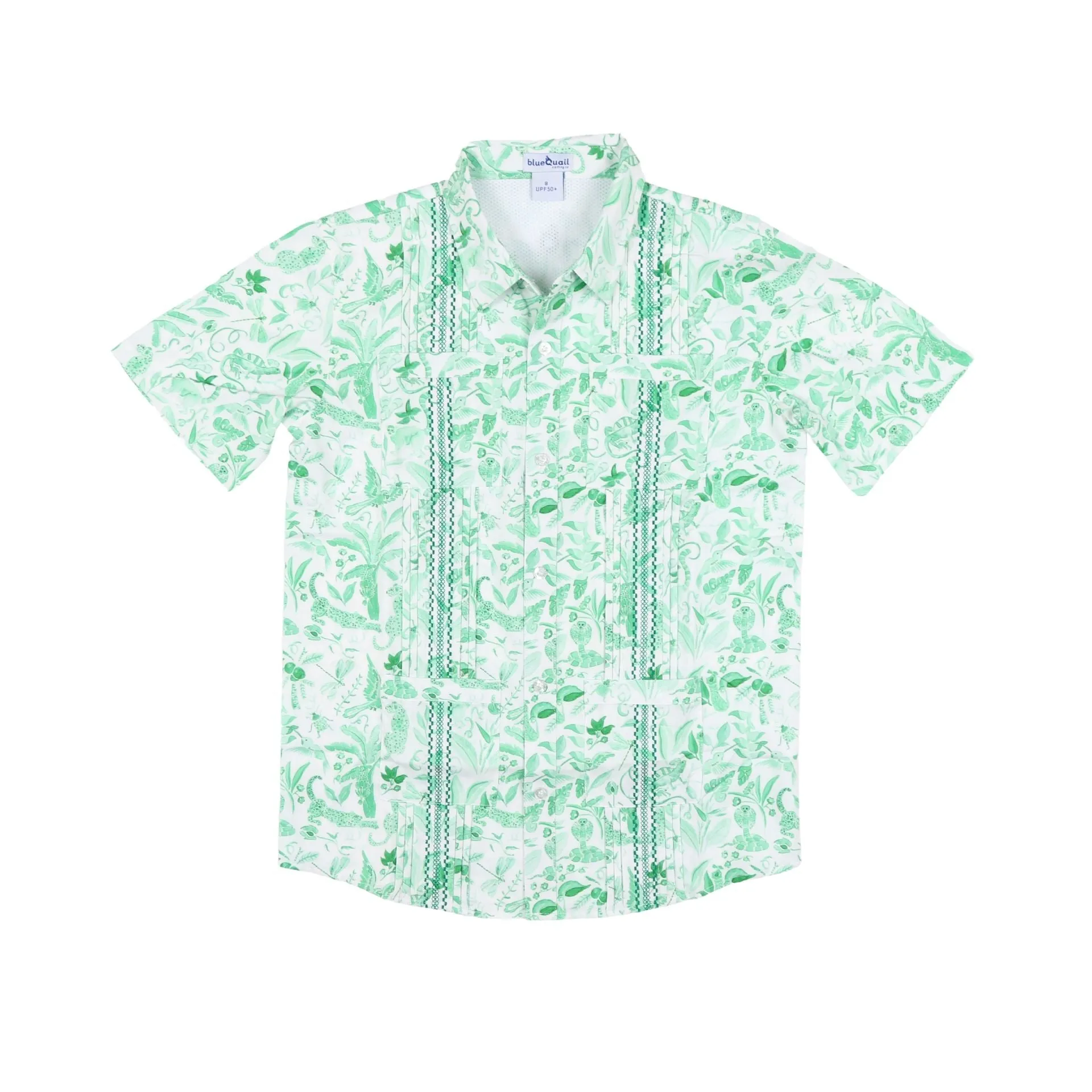 Guayabera Shirt | Jade Jungle