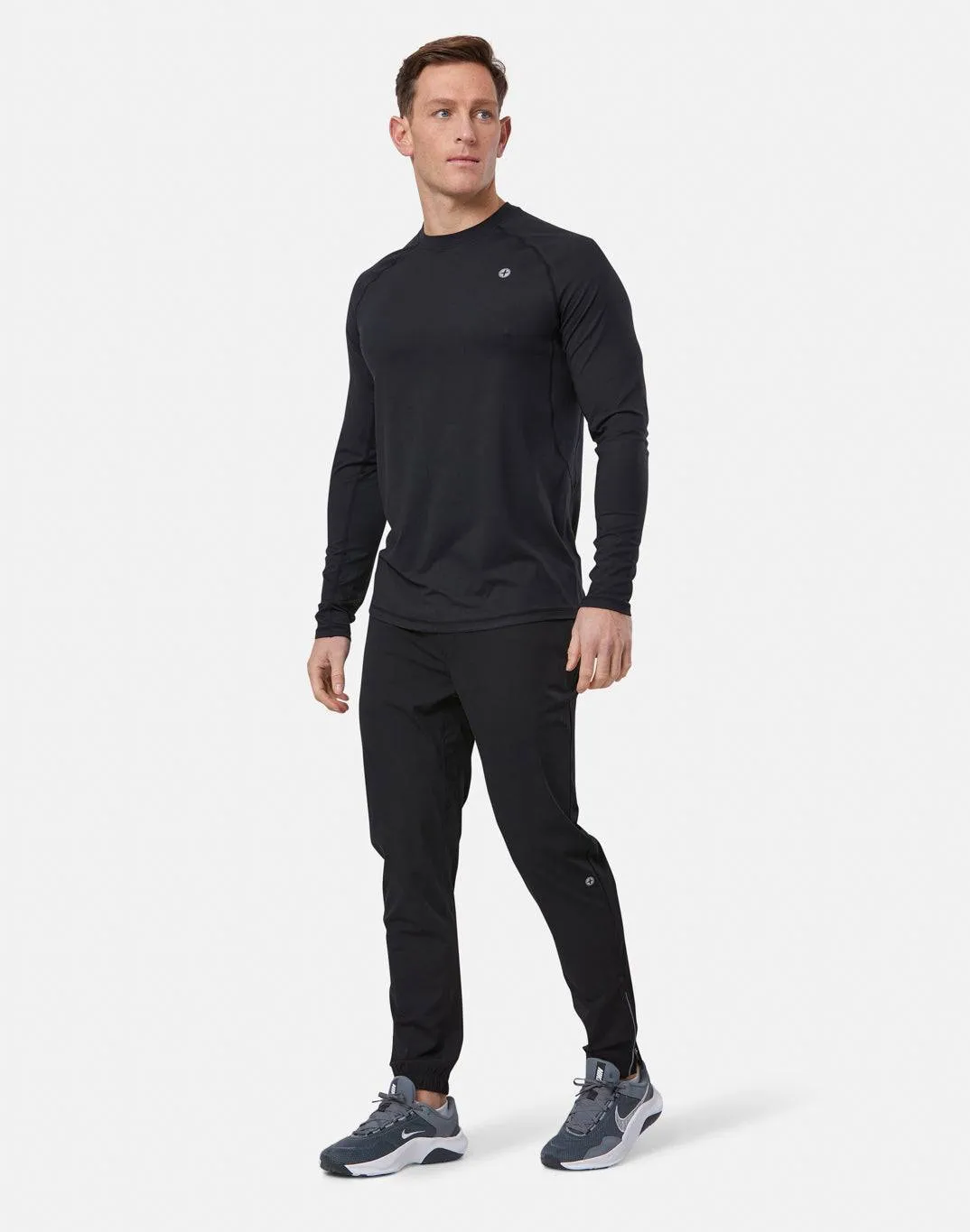 Gym Coffee Relentless Long Sleeve Tee (Mens) - Black