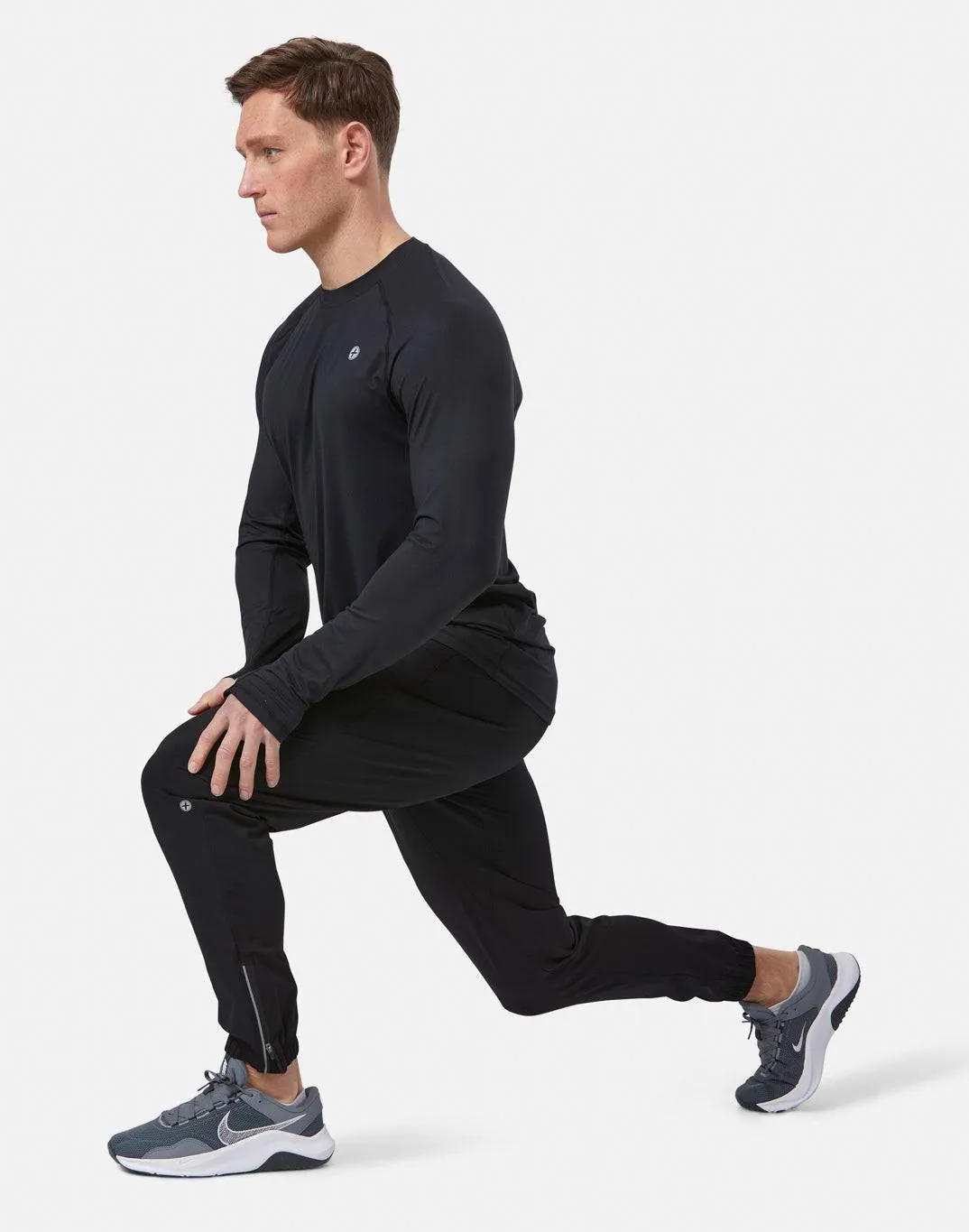 Gym Coffee Relentless Long Sleeve Tee (Mens) - Black