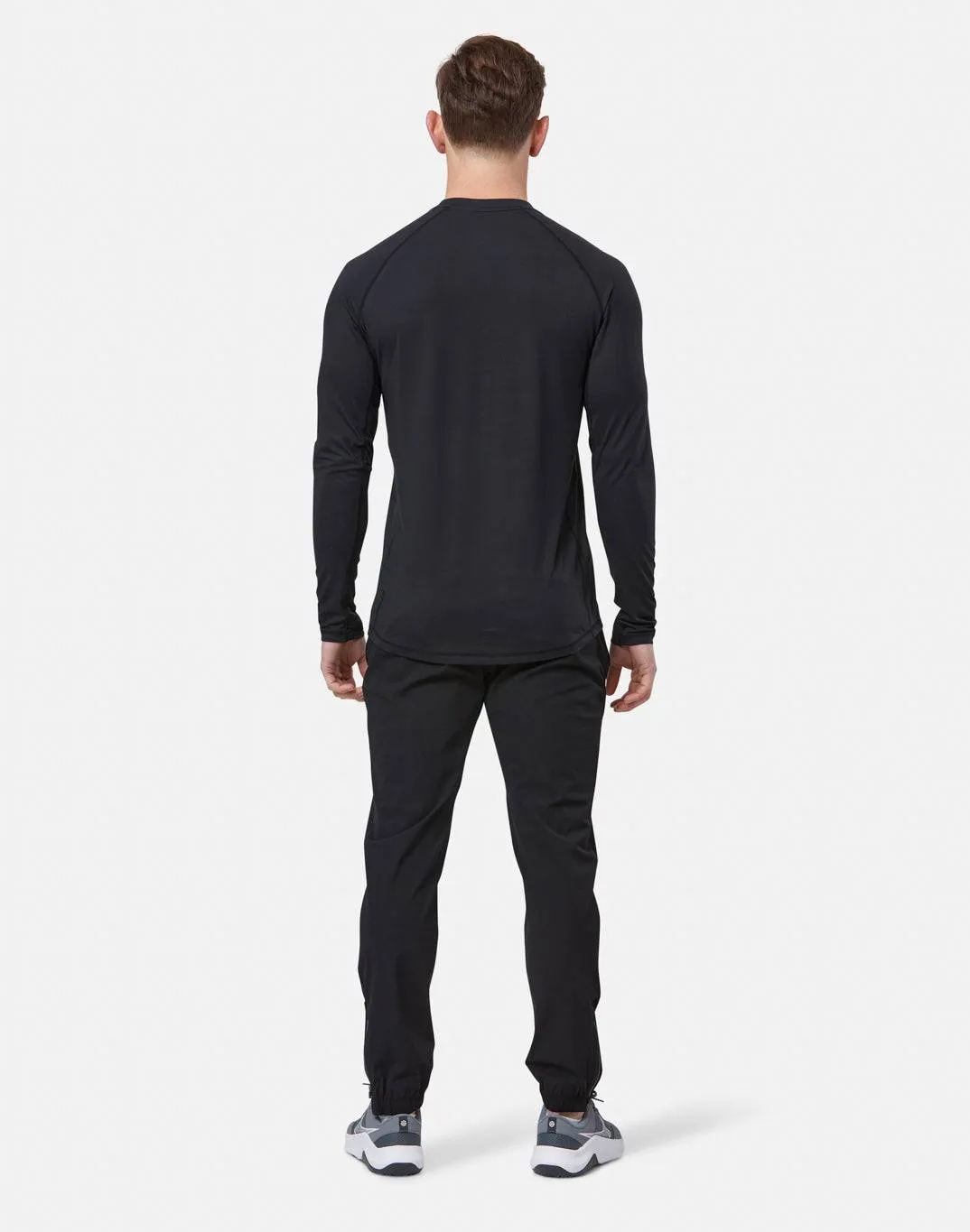 Gym Coffee Relentless Long Sleeve Tee (Mens) - Black