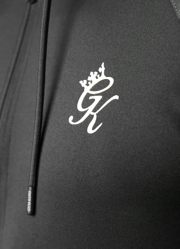 Gym King Core Poly Track Top Black