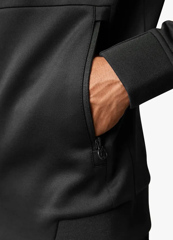 Gym King Core Poly Track Top Black