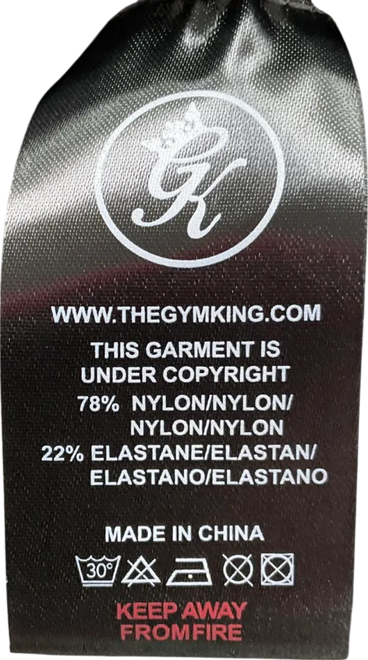 GYM KING Grey Impact 1/4 Zip Crop Top UK 8