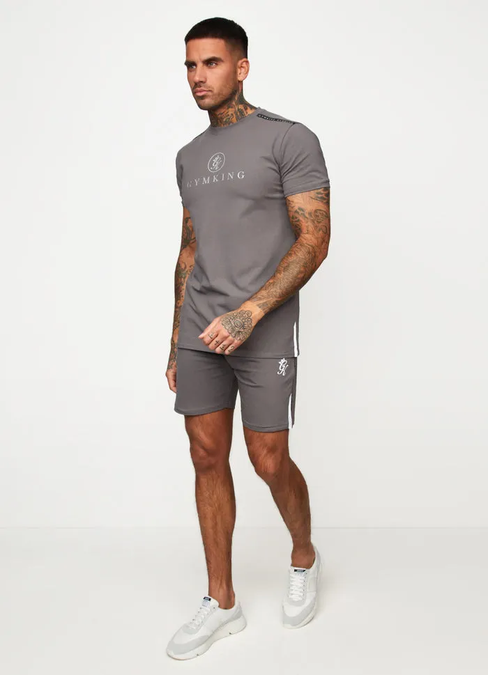 Gym King Sport Tape Pro Short Fossil Grey