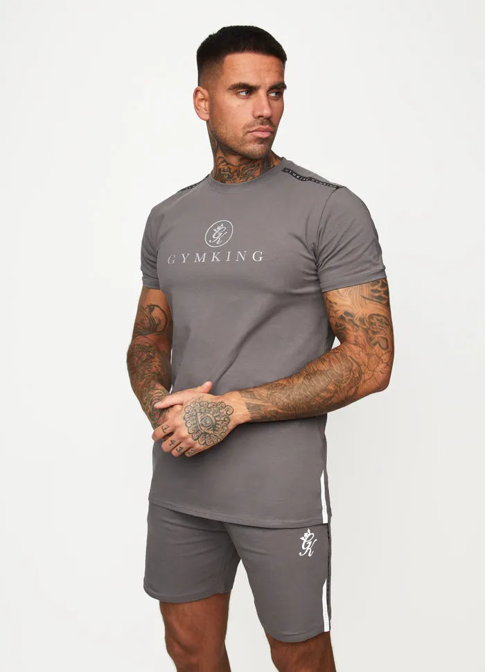 Gym King Sport Tape Pro Short Fossil Grey