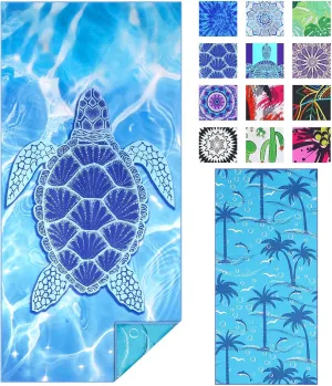 Haleey Microfiber Lightweight Thin Beach Towel 180x80, condition new, no original packaging