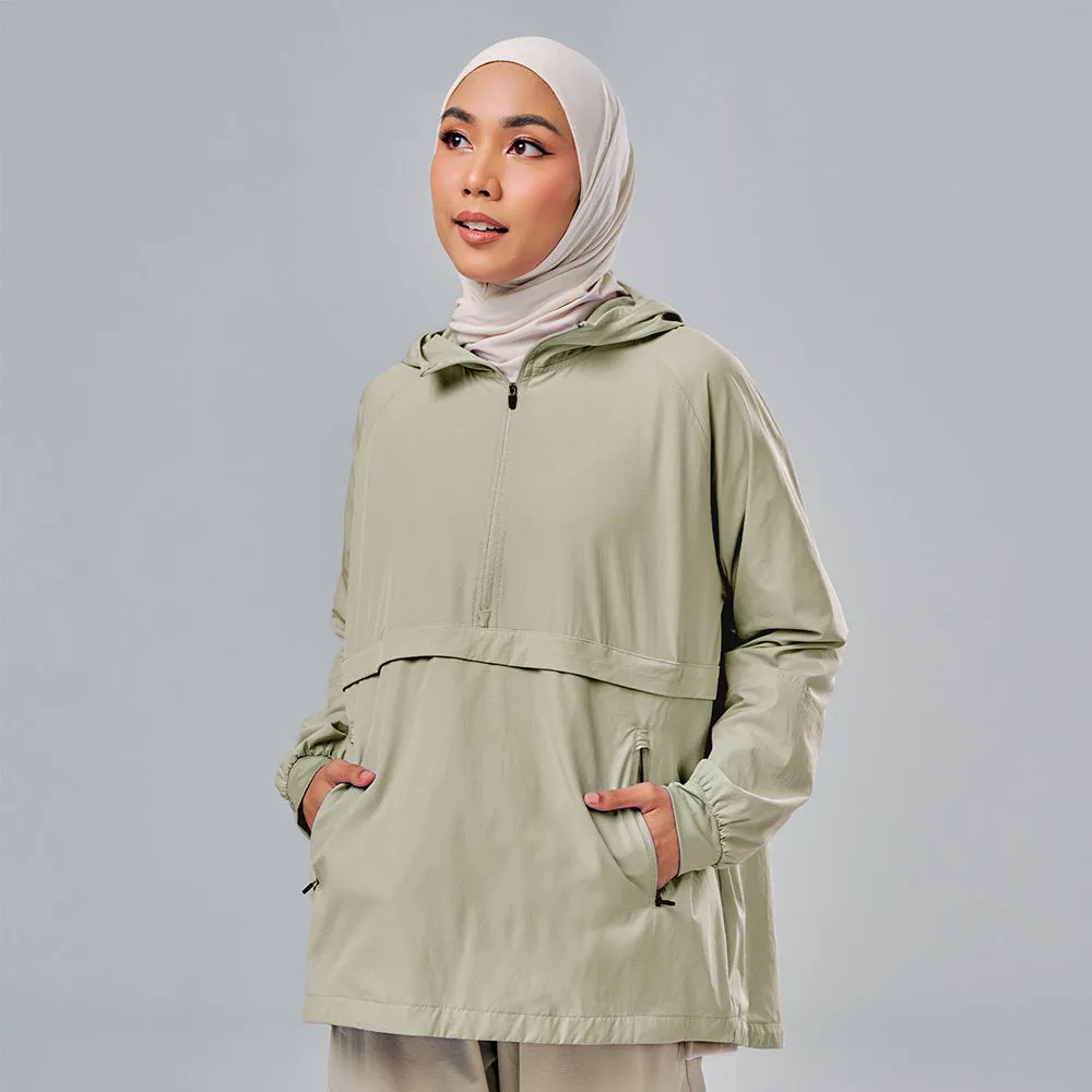 Half Zip Parka - Mint