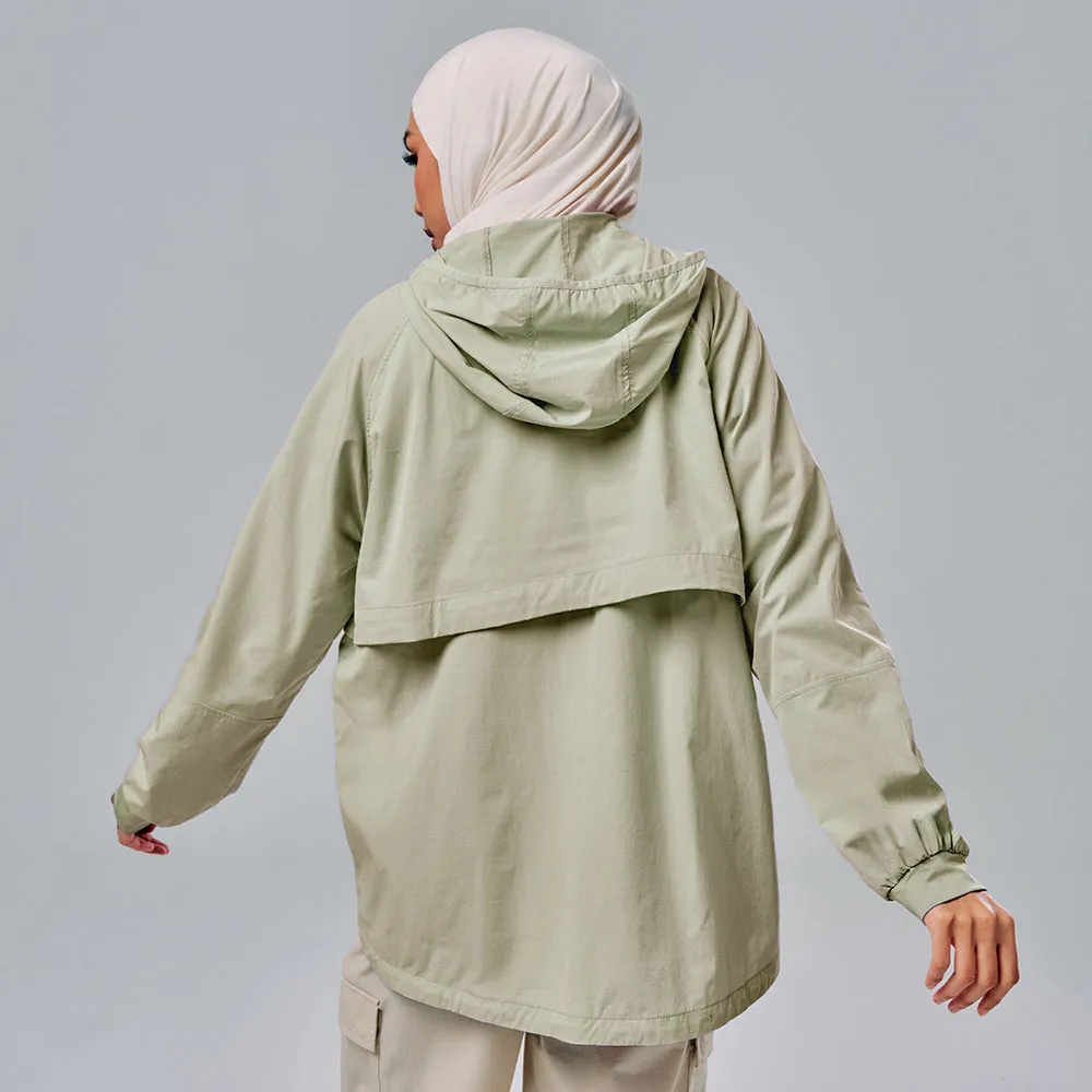 Half Zip Parka - Mint