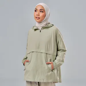 Half Zip Parka - Mint