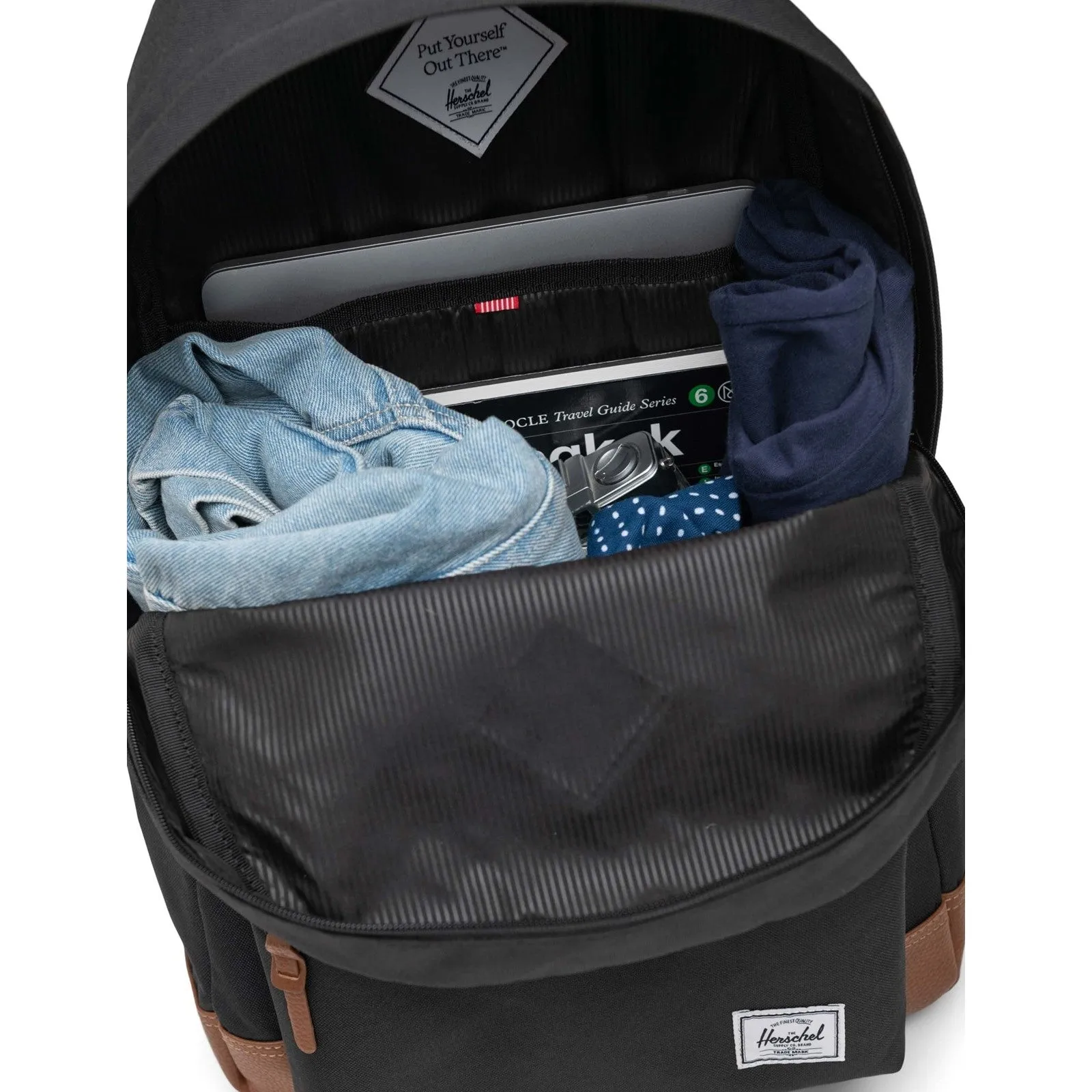 Herschel Black/Tan Herschel Heritage Backpack