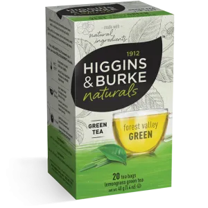 Higgins & Burke Forest Valley Green Tea 20's