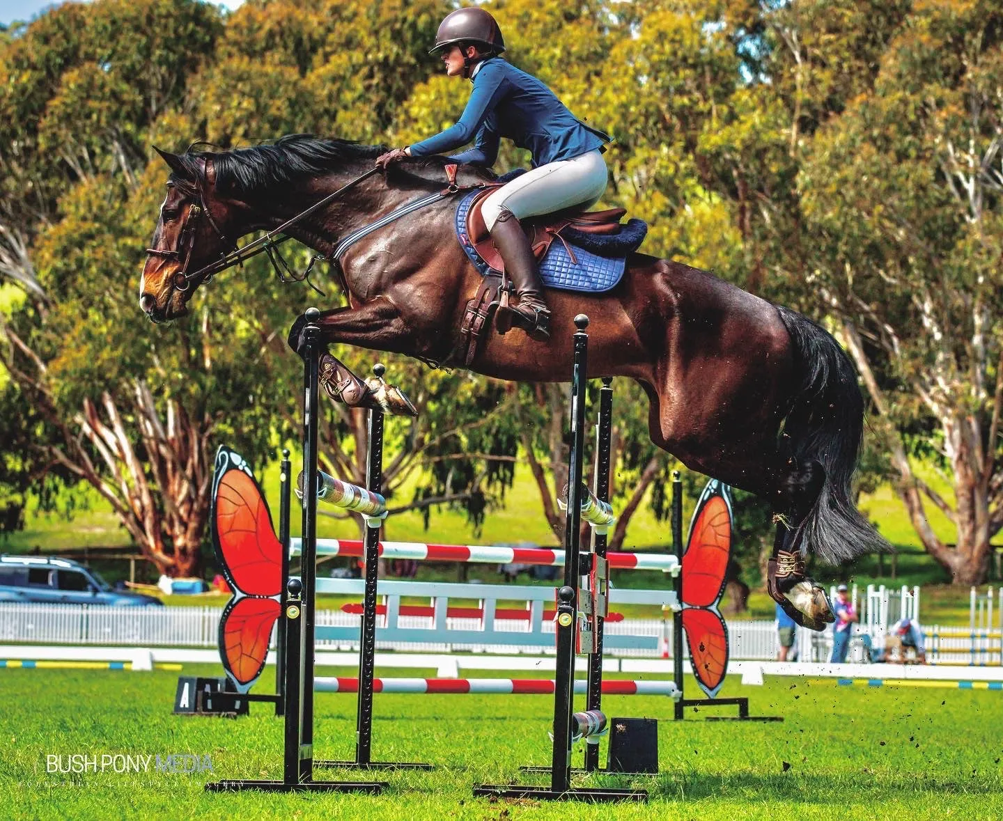 HLH Second Skin Show Jacket in Navy