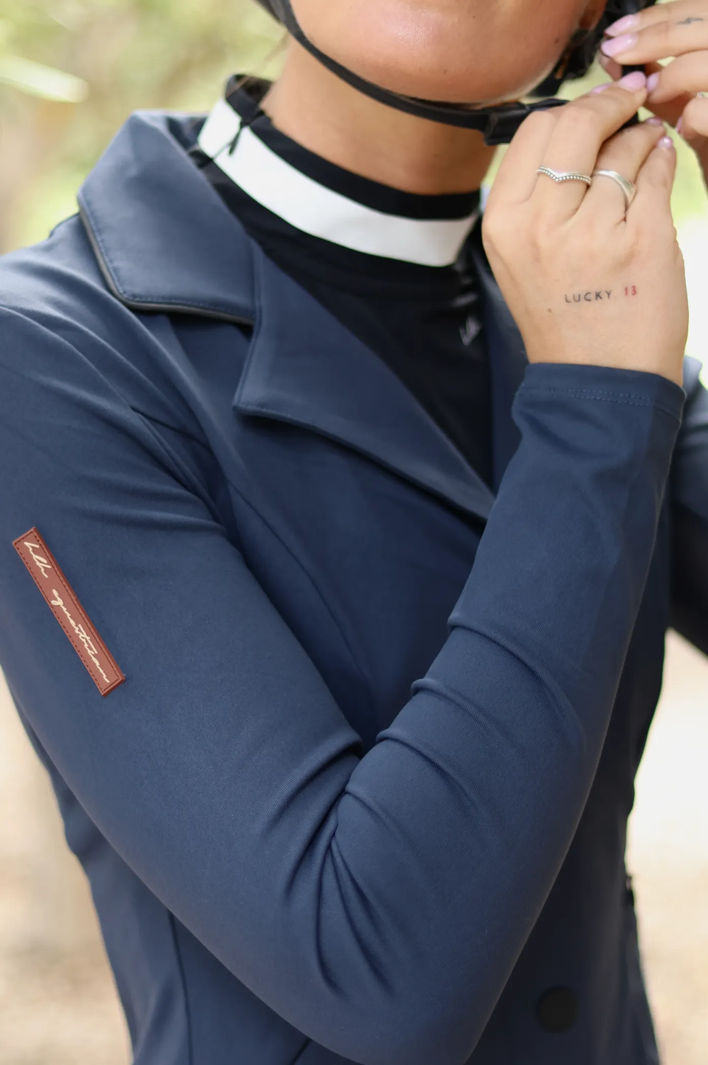 HLH Second Skin Show Jacket in Navy