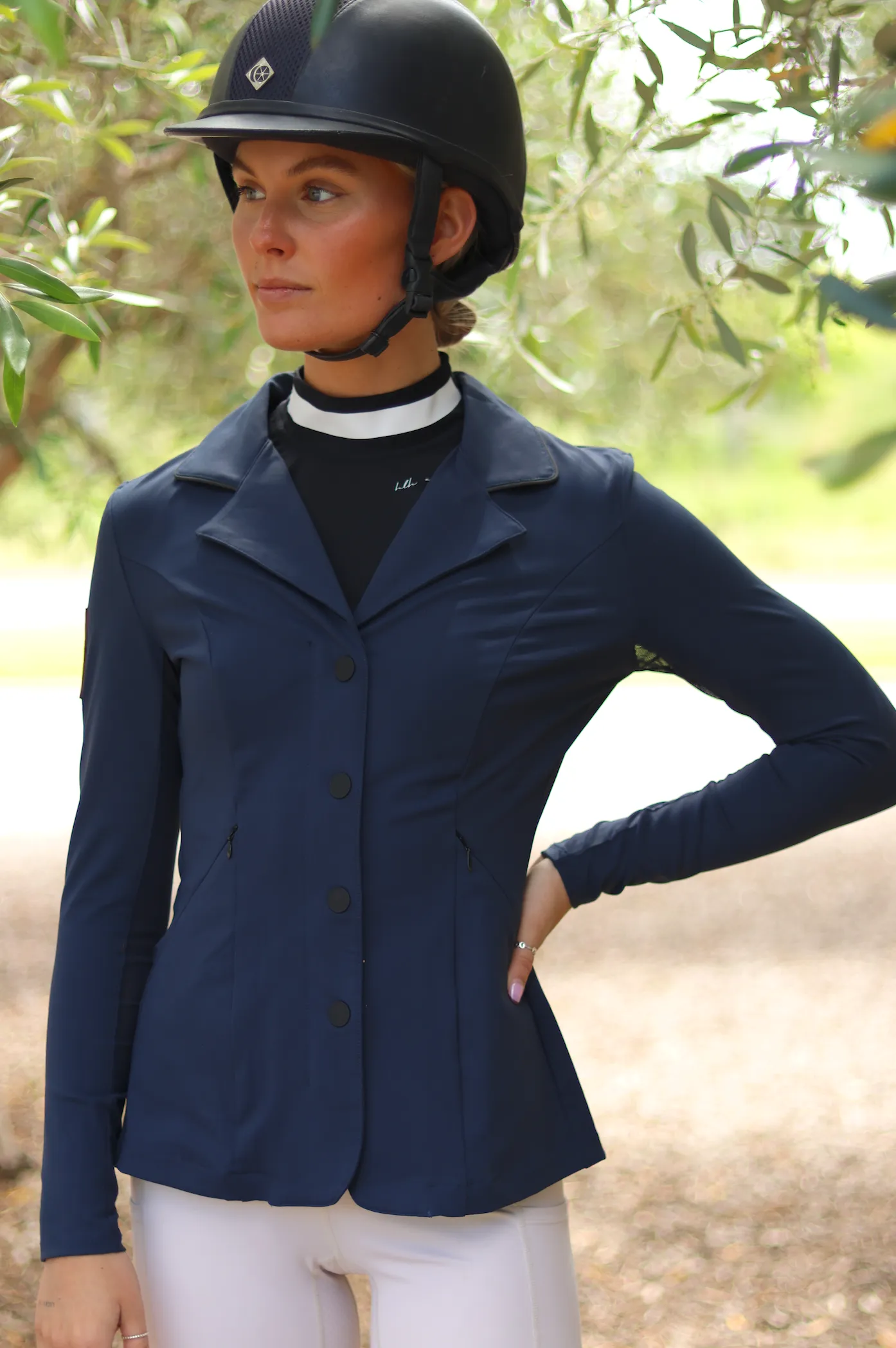 HLH Second Skin Show Jacket in Navy