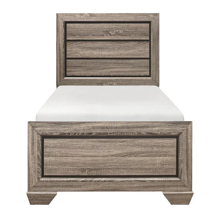 Homelegance Beechnut Twin Bed in Natural