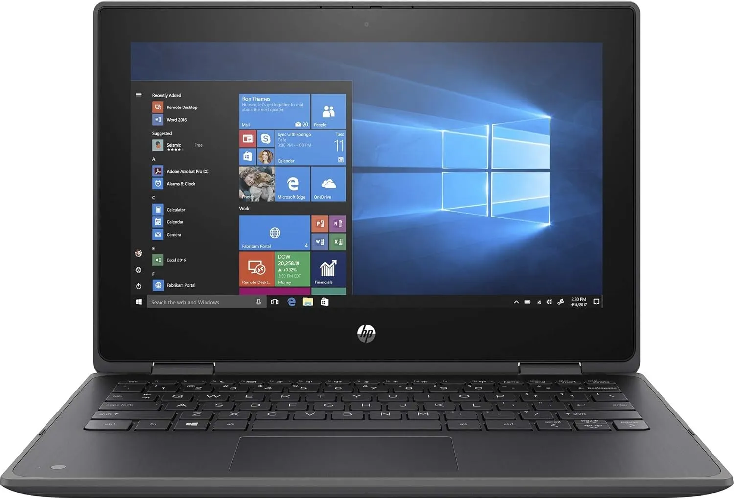 HP ProBook x360 11 G5 EE 11.6" Touchscreen 2 in 1 Notebook - HD - 1366 x 768 - Intel Celeron N4120 Quad-core (4 Core) 1.10 GHz - 4 GB RAM - 128 GB SSD - Windows 10 Pro - Intel UHD Graphics 600