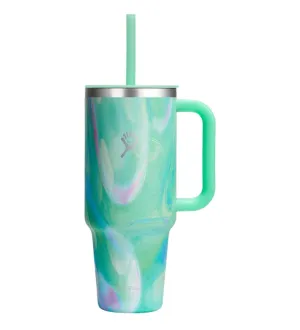 HYDRO FLASK 40 OZ ALL AROUND TRAVEL TUMBLER JELLY GREEN