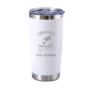 I Survived Tax Season Tumbler
