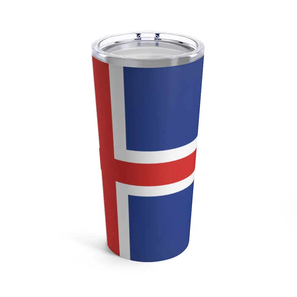 Icelandic Flag 20 oz Insulated Tumbler