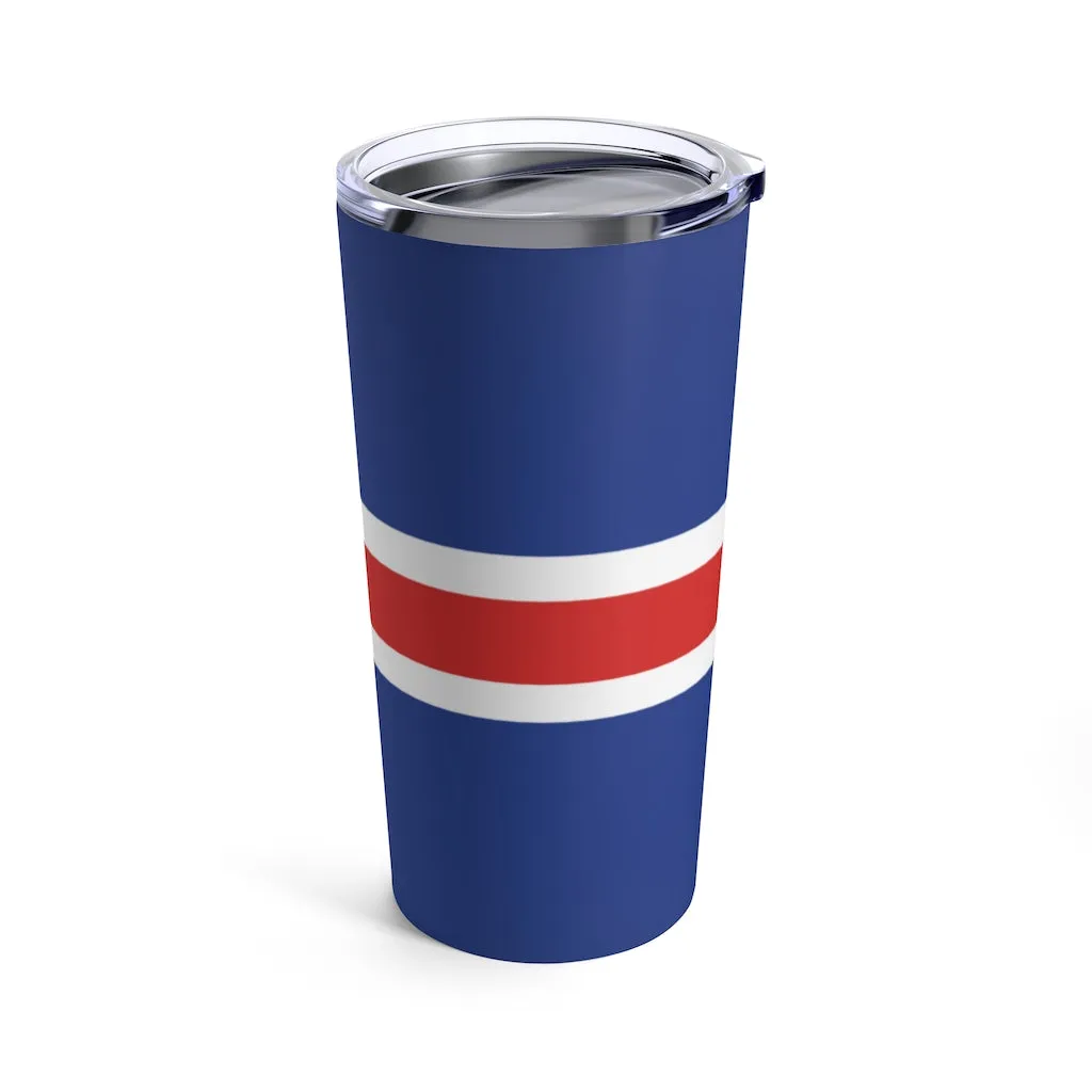 Icelandic Flag 20 oz Insulated Tumbler