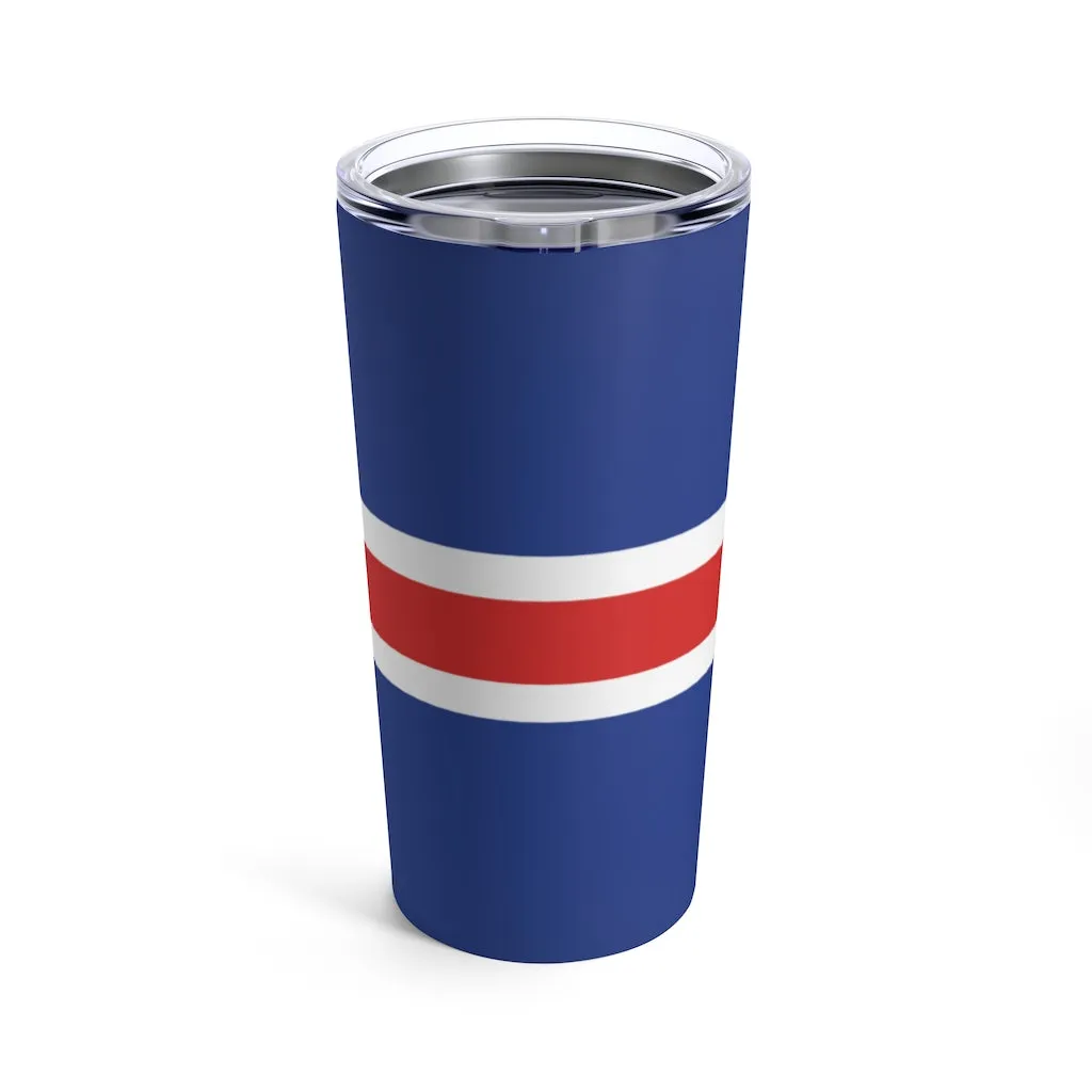 Icelandic Flag 20 oz Insulated Tumbler