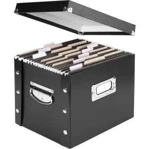 IdeaStream Collapsible Desktop File Box