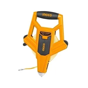 Ingco 50m x 12.5mm Fiber Glass Measuring Tape | Metric & Inch - HFMT8250