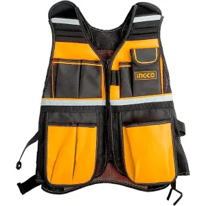 Ingco Tool Vest with 7 Pockets & Adjustable Straps – HTVT0901