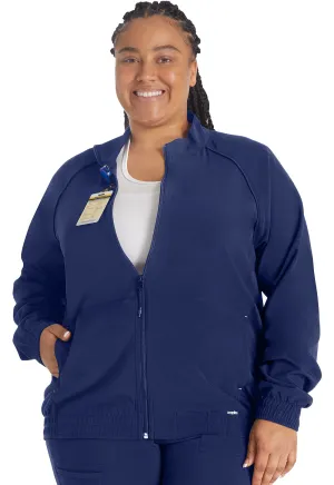 Inspira Flex IP307A Zip Front Jacket Navy