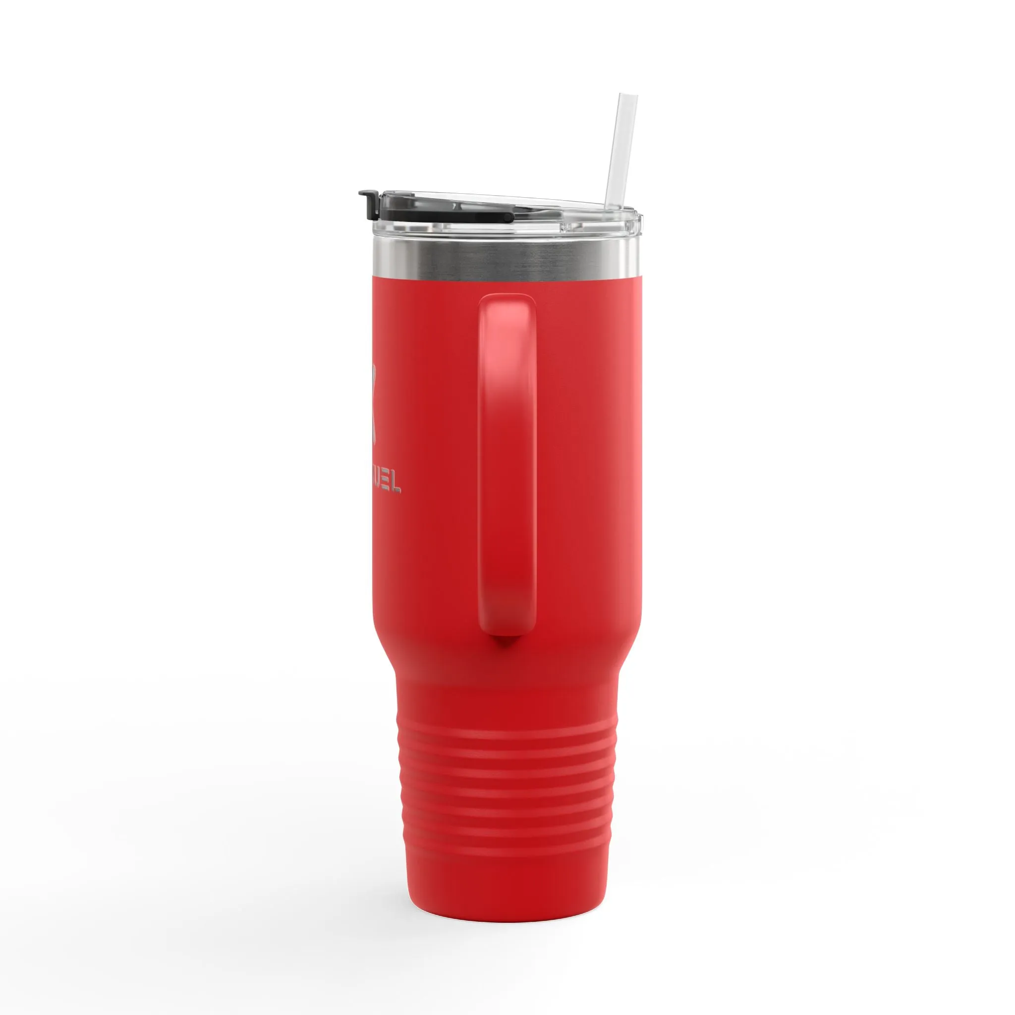 Insulated Travel Mug – 40oz with Stylish X Design for On-the-Go Hydration