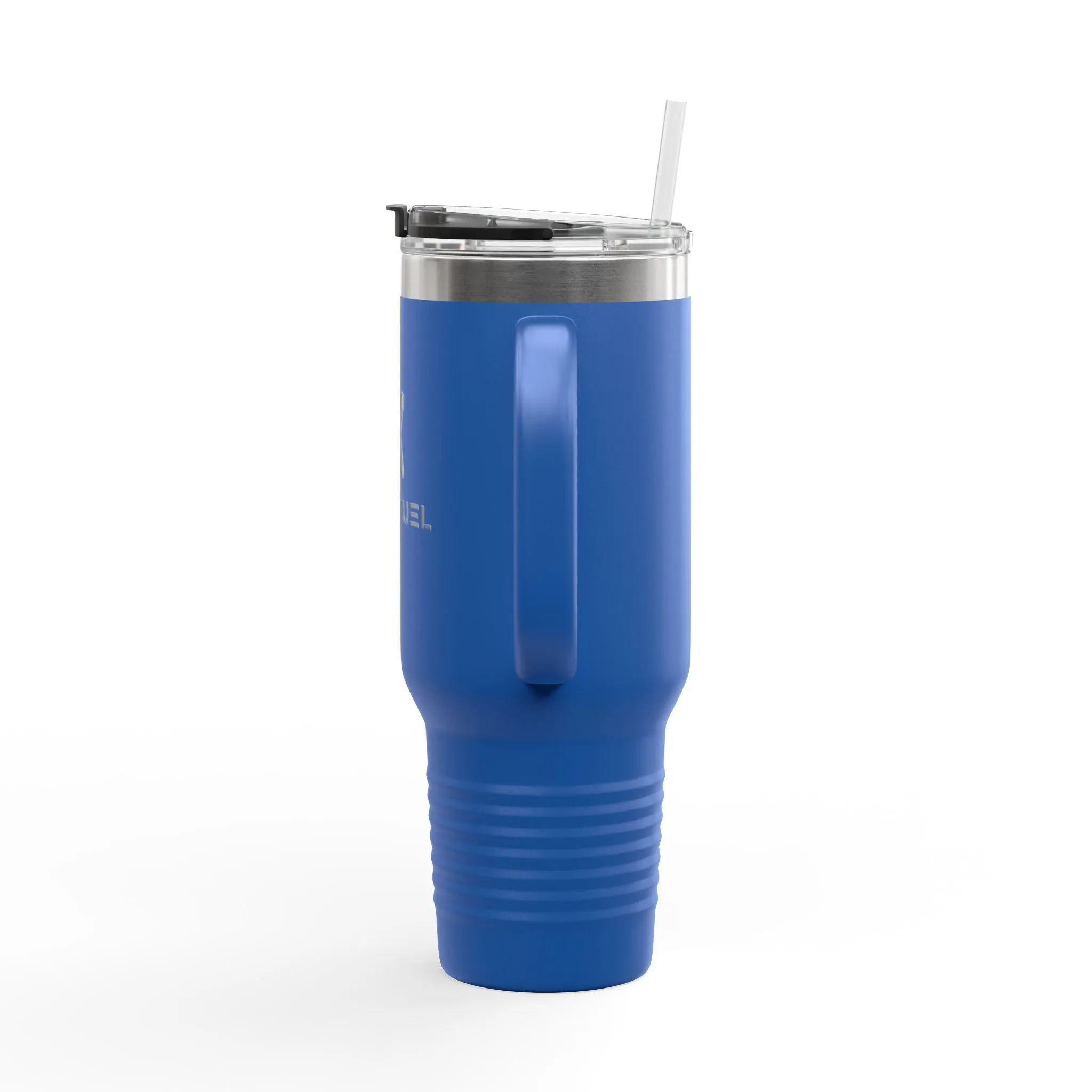 Insulated Travel Mug – 40oz with Stylish X Design for On-the-Go Hydration