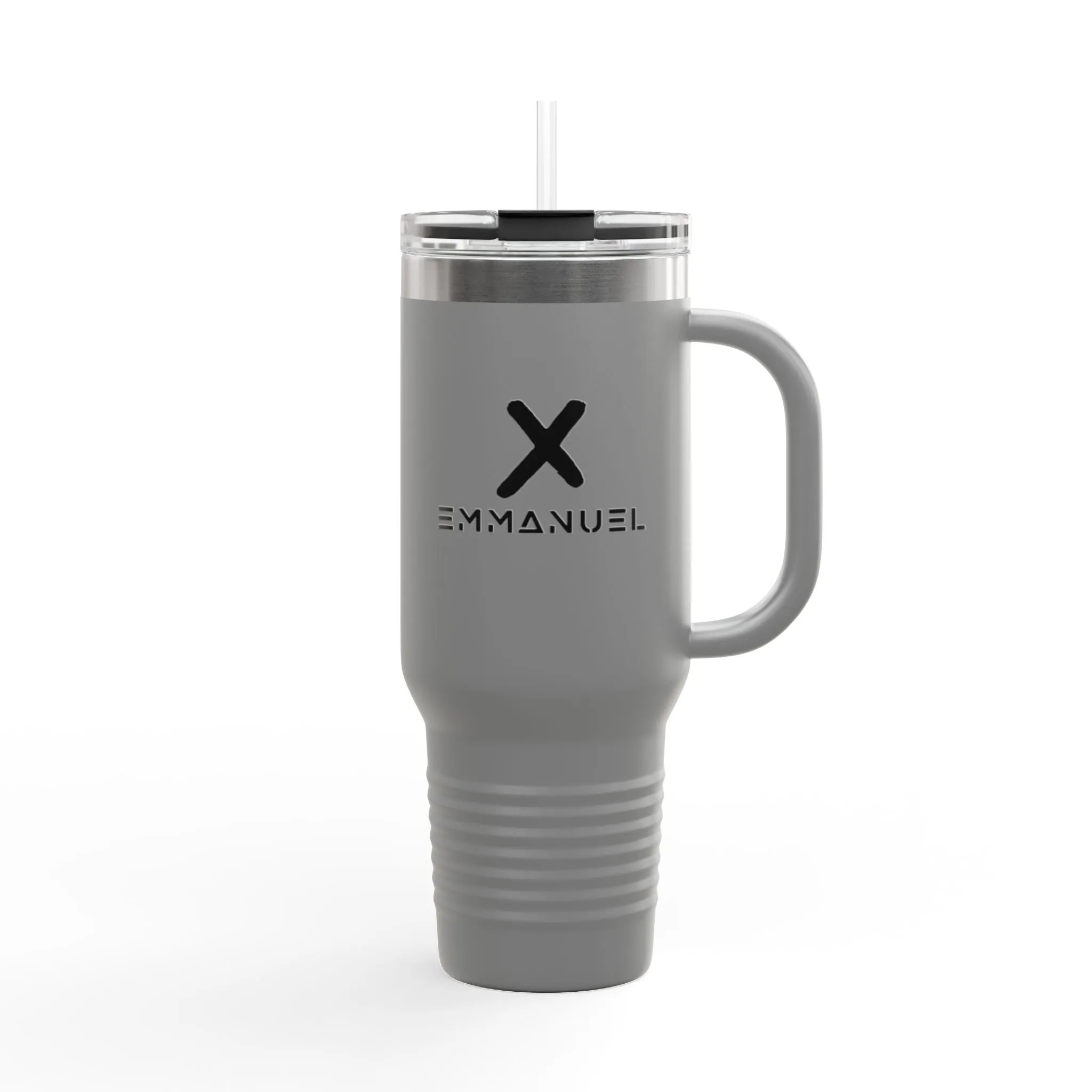 Insulated Travel Mug – 40oz with Stylish X Design for On-the-Go Hydration