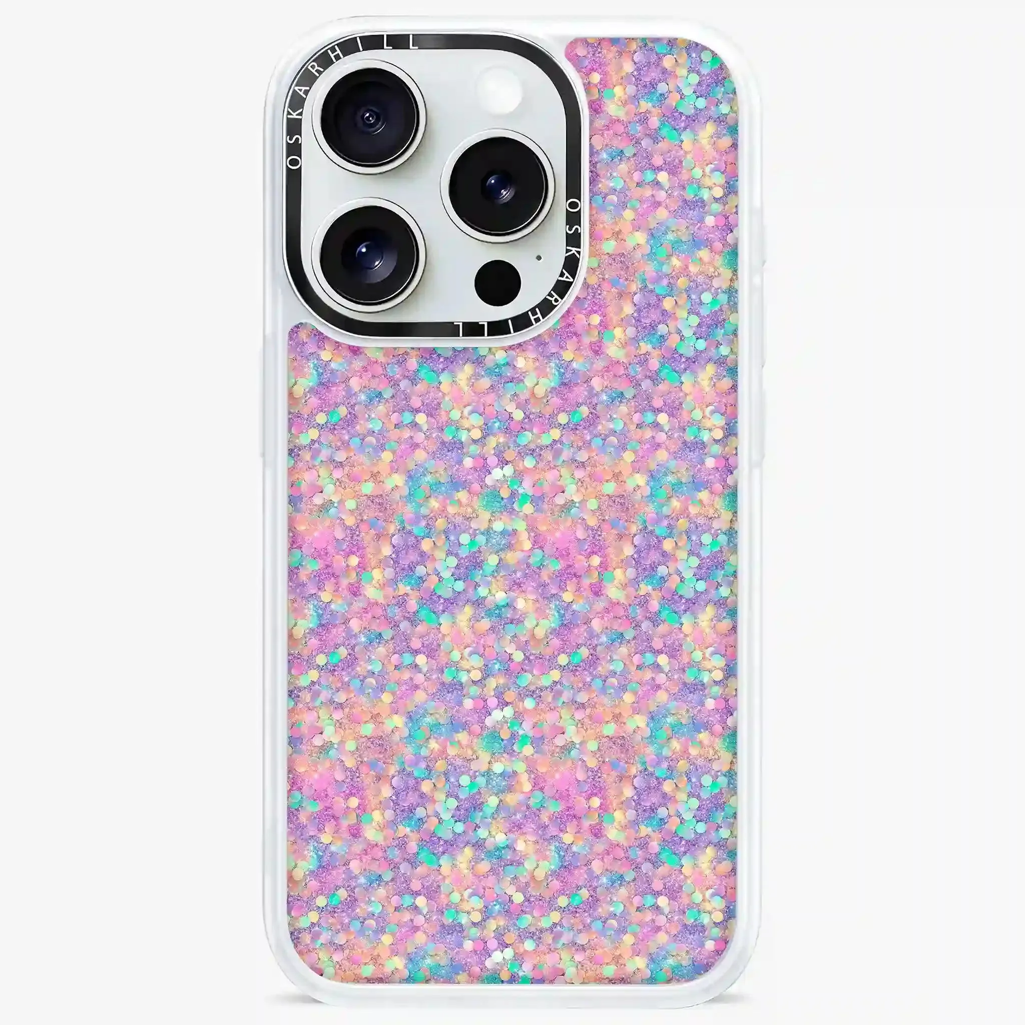 iPhone 14 Pro Case Classic — Rainbow Dream Glitter