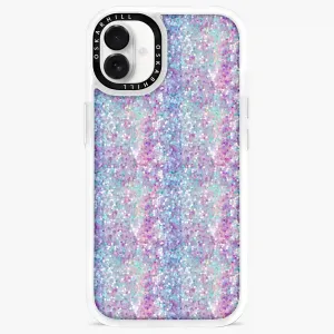 iPhone 16 Classic Case — Pastel Purple-Blue Glitter