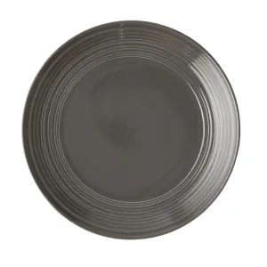 Jenna Clifford Embossed Lines Side Plate 21cm Grey