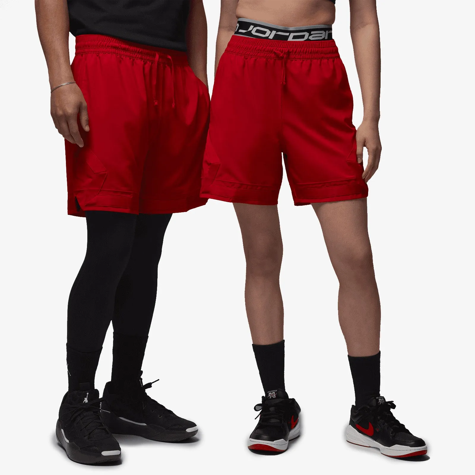 Jordan Sport Dri-FIT Woven Diamond Shorts - Gym Red