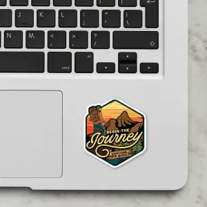 Journey Laptop Sticker