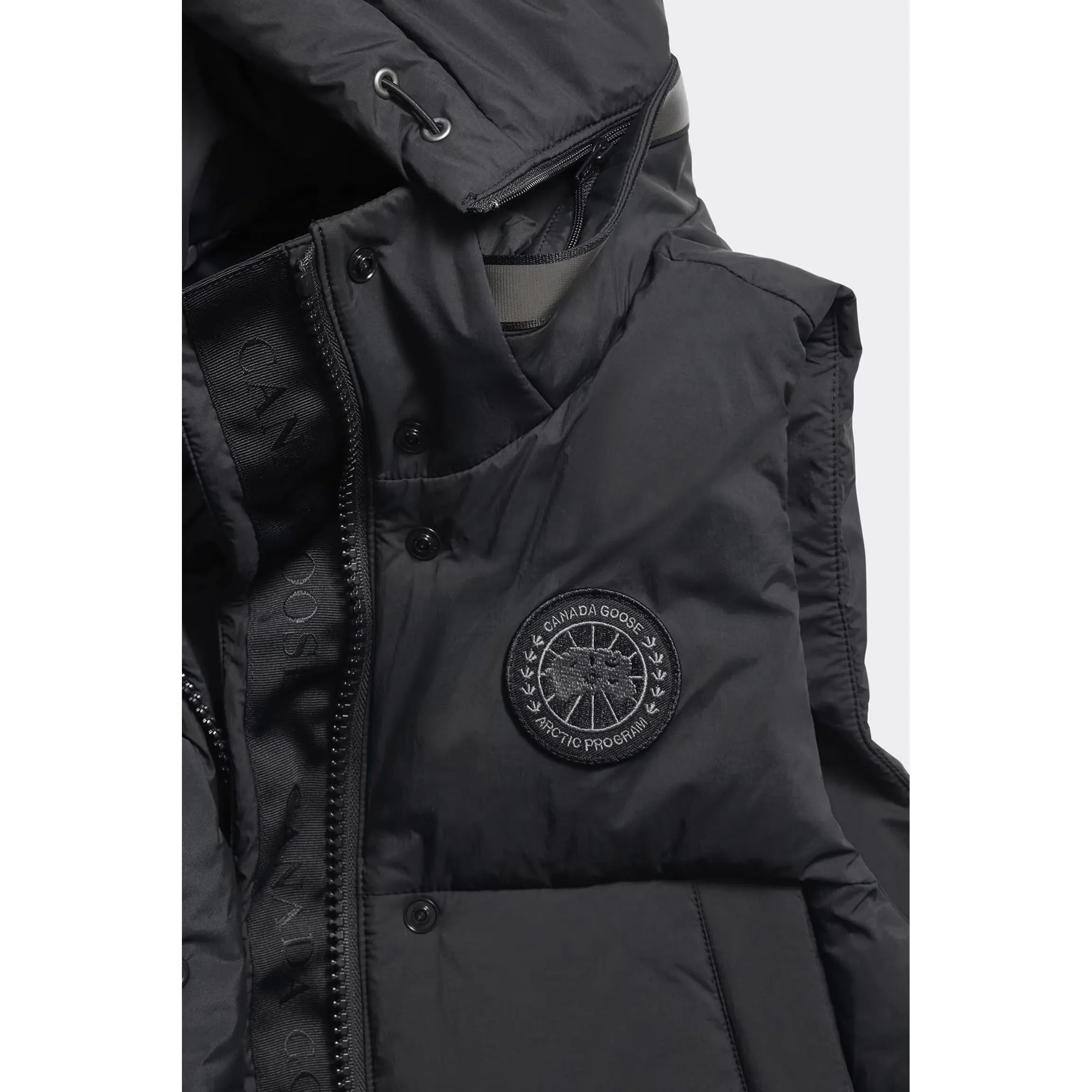 JUNCTION PUFFER VEST BLACK DISC
