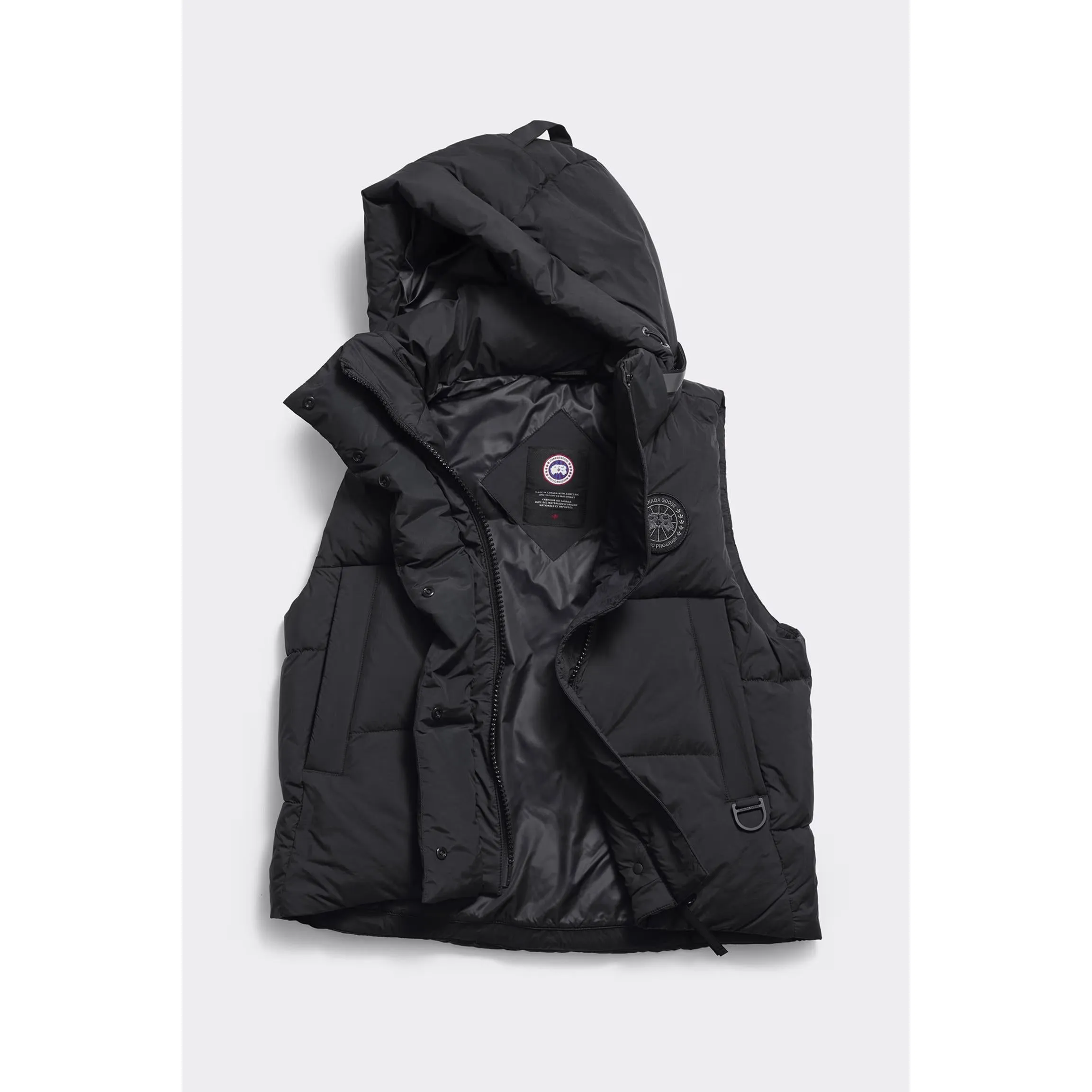 JUNCTION PUFFER VEST BLACK DISC