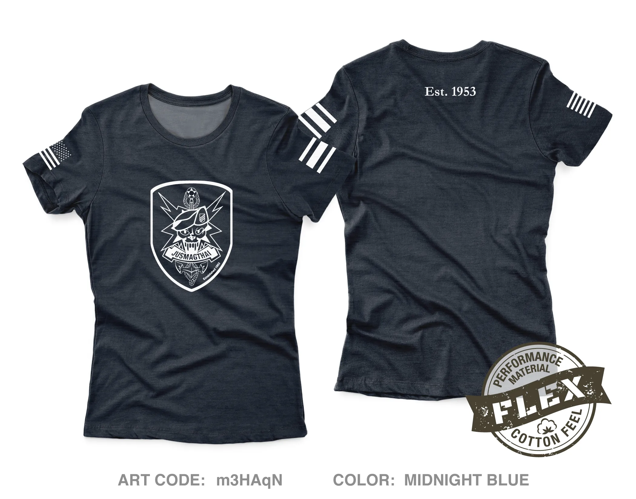 JUSMAGTHAI Women's SS Flex Performance Tee - m3HAqN