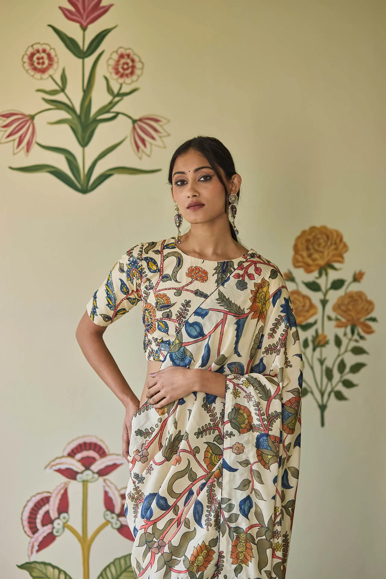 Kalamkari Saree