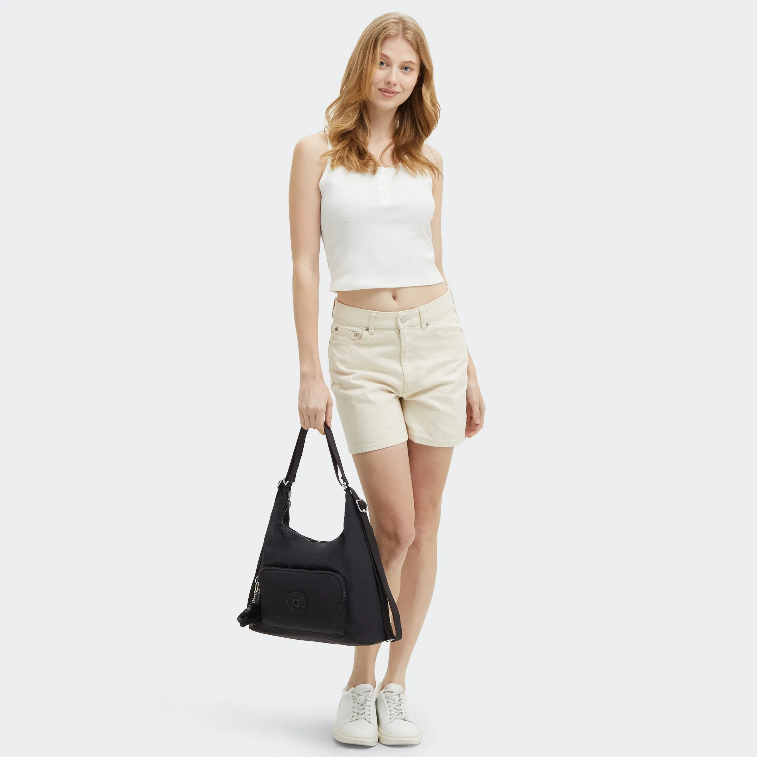 Kipling Yenna Black Noir Medium Shoulderbag I6721-P39