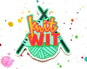 Knit Wit Sticker