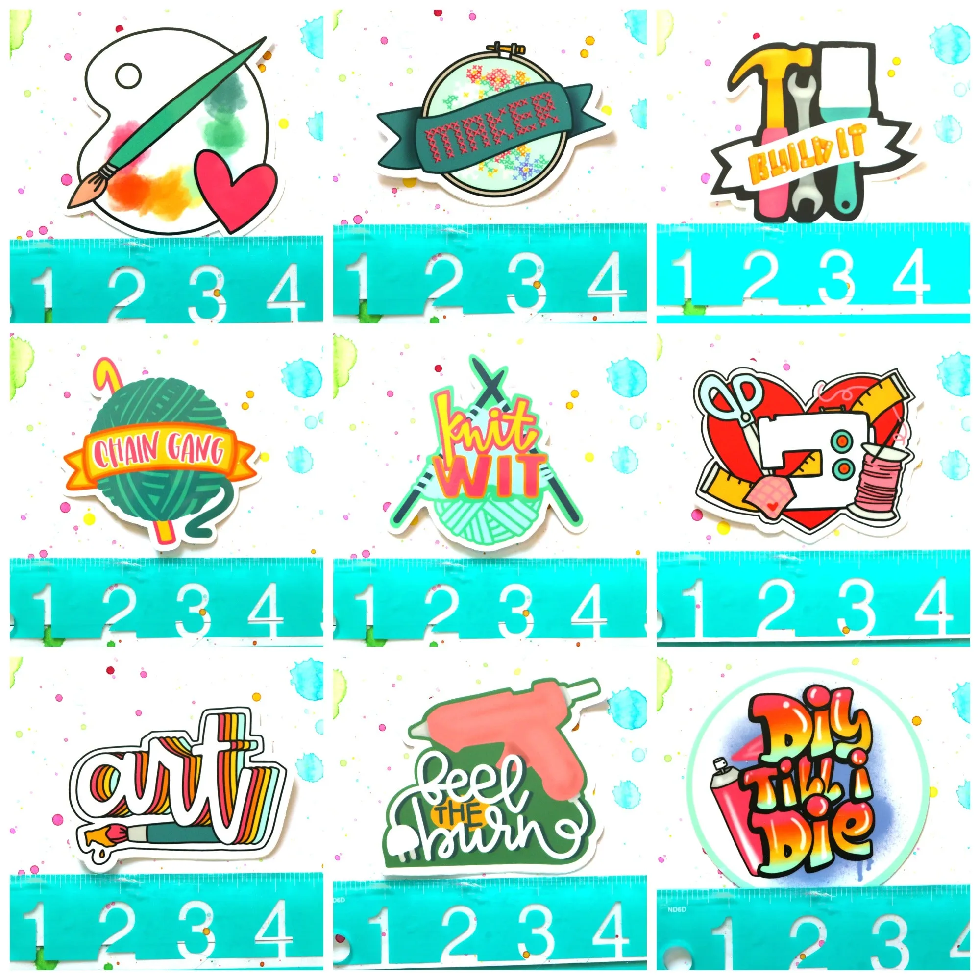 Knit Wit Sticker